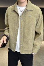 夹克男休闲上衣纯色休闲翻领夹克外套A329-JK101-P105，男装夹克，电商A329