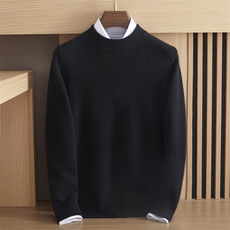 软糯100纯山羊绒衫女针织简约半身裙两件套毛衣新款休闲套装，男装羊绒套衫，绒誉暖羊绒