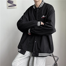 立领棒球服男港风宽松潮流上衣夹克/A338-1W63P65，男装夹克，电商D325