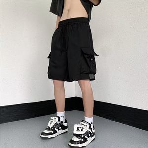 日系潮牌夏季休闲宽松工装短裤男生中裤百搭美式五分裤DK2204-P29图片