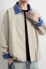2026春款老钱风高品质纯棉猎装男夹克DSA157B-J2650-特P70，男装夹克，电商A157B