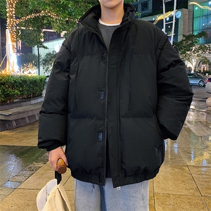 港风潮牌新款可拆卸袖子立领棉服潮流保暖棉衣M087-P105控159图片