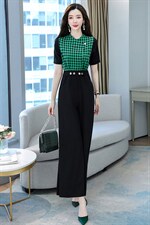 2023夏装新品阔腿连体裤韩版时尚修身气质，女装套装/套裙，依路服饰