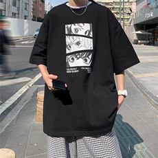 男圆领T恤印花宽松短袖T176P28，男装T恤，星座1116-2
