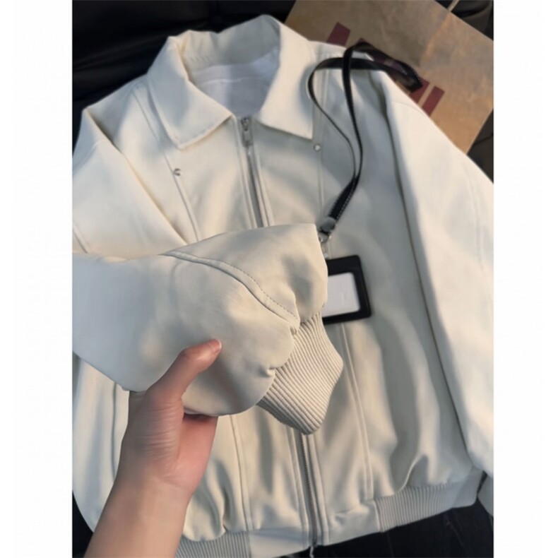 网图美式翻领纹理感PU皮夹克皮衣机车服外套JK508-P70,男装夹克,星座1213