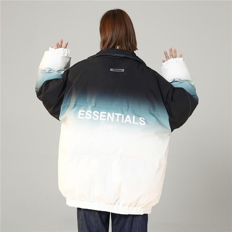 中性风渐变色情侣装男装棉衣宽松棉服冬装加厚外套G1036P128女,男装棉衣,电商A339