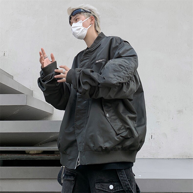 Wt866-68美式宽松型棒球服夹克,男装夹克,星座1501-1