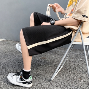 K6063/P35新款夏季高品质冰丝垂感宽松休闲短裤男潮大码中裤控48图片