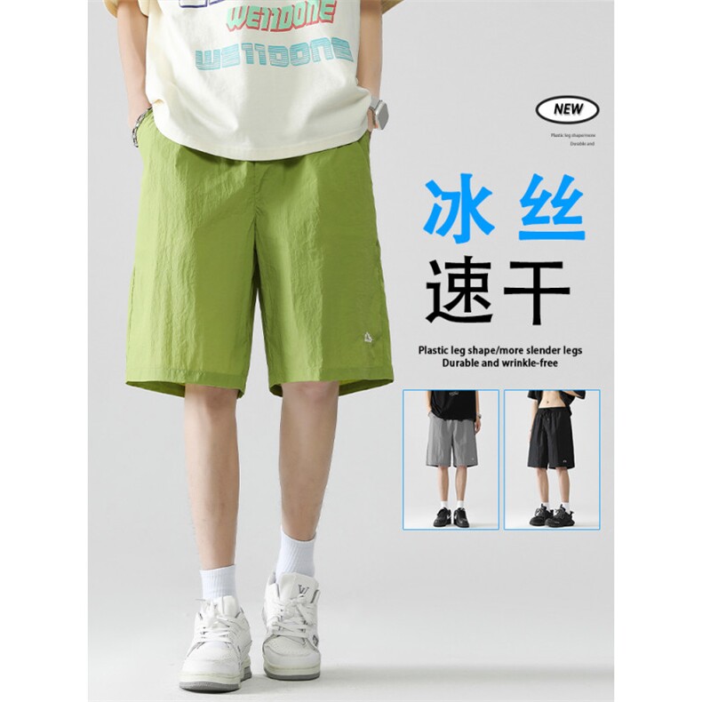2024夏季潮流百搭速干短裤男款薄款透气宽松运动裤DK310-特批-15图片