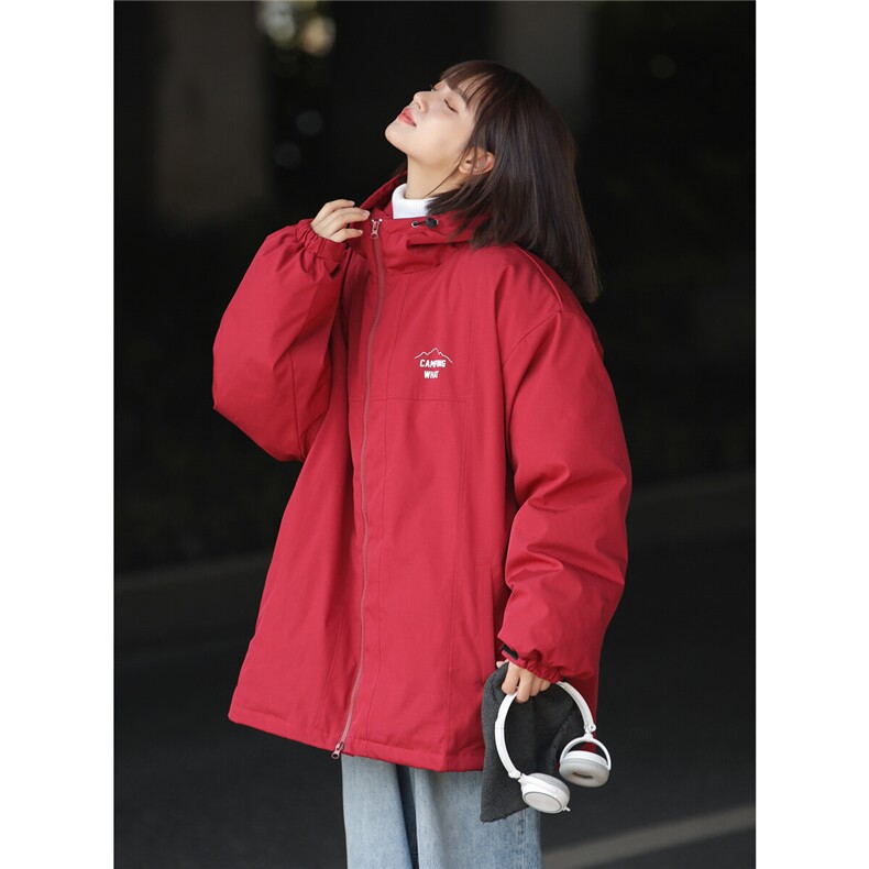 2025年冬季美式中性连帽情侣装棉服小众防水冲锋棉衣女23083-P118,女装棉衣/棉服,电商C213(原B265)