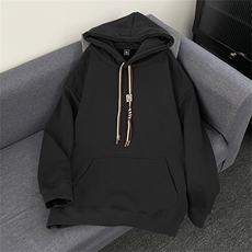 2025新款美式重磅连帽套头卫衣宽松外贸运动衫班服现货W8549-P47，男装卫衣，星座512-4