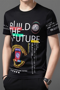 2024年夏新款高端时尚男士T恤P125图片