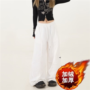 1506-1/KNK1291/P57宽松休闲裤男韩版潮流百搭裤子阔腿拖地长裤图片