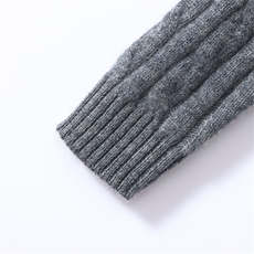 2025秋冬百搭时尚简约七针麻花开衫，童装儿童羊绒衫，联起羊绒