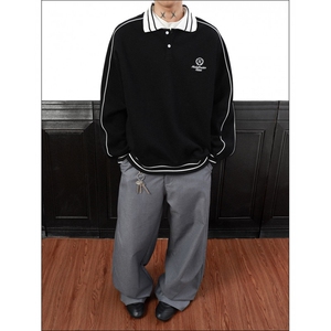 1506/QY2870/P50BOYUE帛跃日系复古条纹棒球服夹克情侣休闲卫衣图片