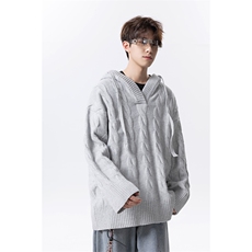 美式针织衫慵懒风毛衣D309B-MY01-P75128，男装针织衫/毛衣，电商D309B