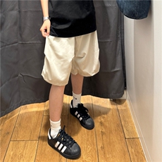 2024年夏季新款打褶弯刀七分裤休闲裤男QGK18P40，男装牛仔裤，星座1116-2