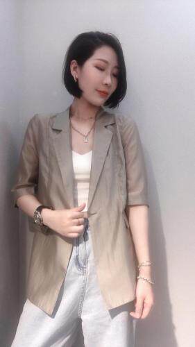 【现货】夏季新款：高端英伦丝西装、防晒系列，女装西装，尚译