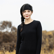 2025百搭时尚简约常规女圆领羊绒衫，女装羊绒衫，雪真羊绒高端店