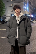 外景冬季加厚面包服男潮重磅港风宽松保暖棉衣立领外套MF9369/P90，男装棉衣，电商B316