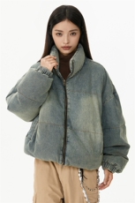 新款中性风白墙羽绒防风短款立领羽绒服225-2-Y202-P218，男装羽绒服，星座225-2