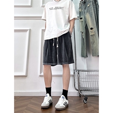 A178男女同款冰丝速干短裤休闲夏季外穿宽松休闲裤DK161-P28，男装牛仔裤，电商A178