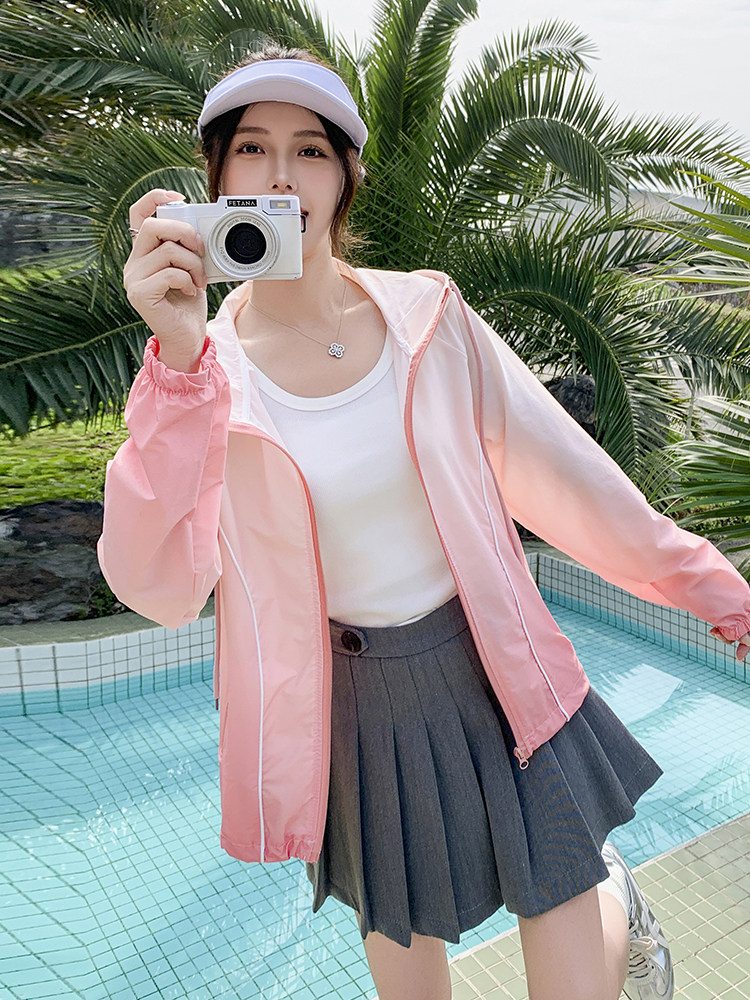 2026夏季新款防晒服短RF2C290-6832#-P85-K138,女装防晒衣,蝶眷