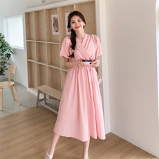 新款，粉色连衣裙ZB081-4723-P120-K178，女装连衣裙，浙宝276（原081）