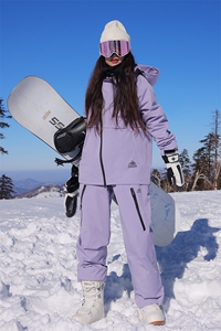 冬季三防单板双板滑雪套装男女同款中性风加绒保暖外套TZ029-P245图片