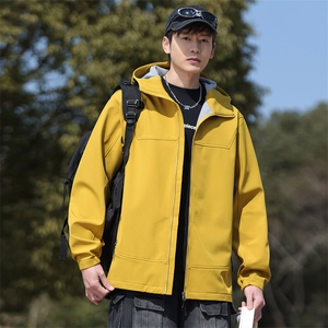 新款男女高品质户外登山服青少年学生冲锋衣夹克外套HS6611-P80图片