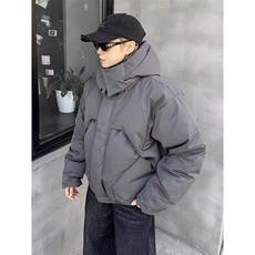 JY255-P93连帽棉服男夹克外套解构设计学生，男装夹克，星座1501-3