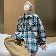 男秋季新款长袖衬衫刺绣外套SK329P40，男装衬衫，星座1116-2