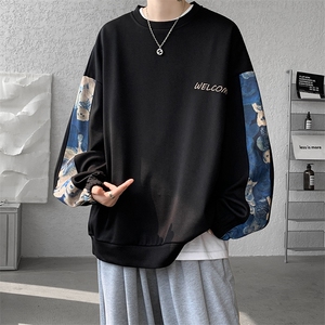 现货 秋冬拼接圆领高品质百搭卫衣 A059-WY7866-P35 控58图片