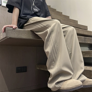 冰丝薄款拖地裤纯色卡其简约色系清爽长裤垂感柔顺 2060-特批28图片