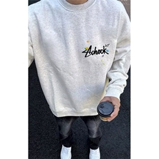 秋冬圆领卫衣男休闲宽松上衣青少年印花无帽长袖T恤打底WB378，男装T恤，星座1116A（原606A-3）