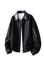 美式重磅高品质夹克秋季开衫外套男SY8811特P77控158大码4-8XL+5，男装夹克，星座610B-1