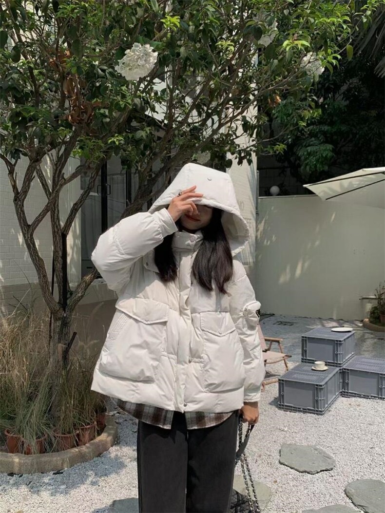 休闲短款羽绒服，女装羽绒服，里奈(1F)
