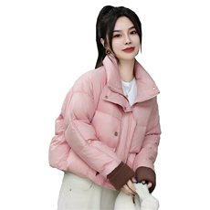 现货可推2025冬季新款韩版短款白鸭绒气质减龄短款羽绒外套女，女装羽绒服，时尚风爆