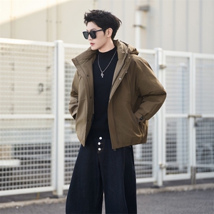 55805-L-3XL-P215标50绒社会小伙男士休闲工装连帽防寒羽绒服男图片