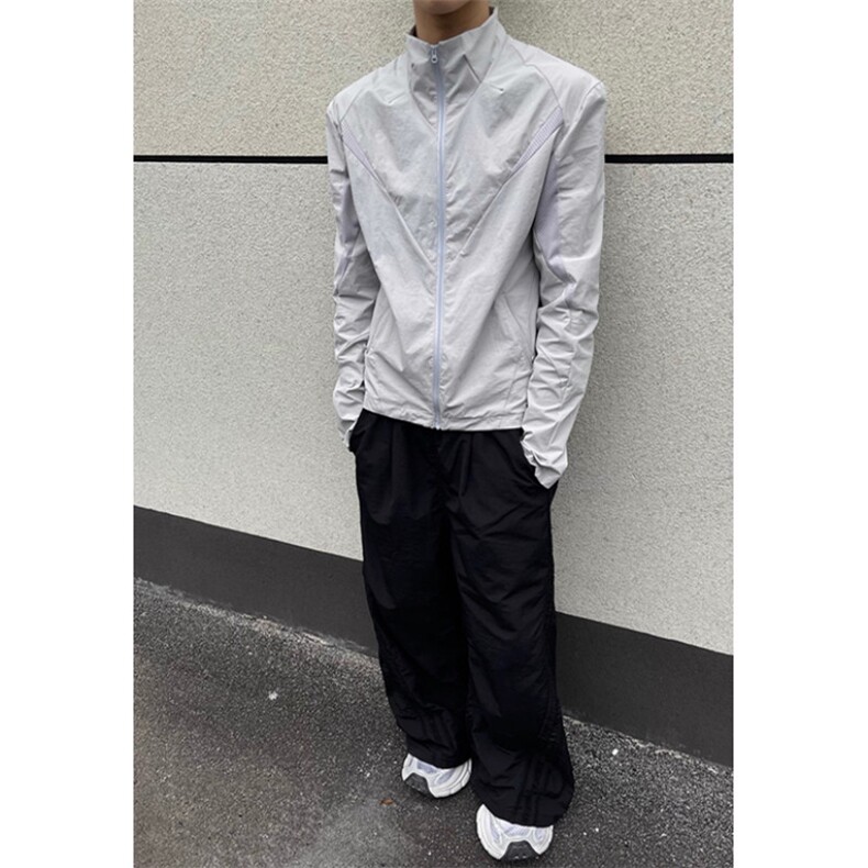 JK2217LL-P59立领网眼透气夹克外套男高级感防晒服,男装防晒衣,星座1007（原301D）