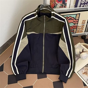 夹克外套男秋季痞帅高级感上衣宽松休闲运动服1969 P65图片