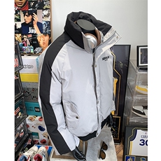 405A美式高街撞色短款棉服加厚立领面包服MY24919-P125控158，男装棉衣，星座405A