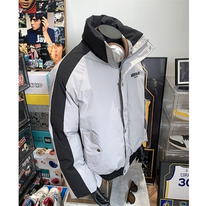 405A  美式高街撞色短款棉服加厚立领面包服  MY24919-P125控158图片