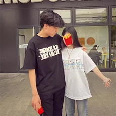 万针全刺绣工艺抖音得物高品质260克重磅纯棉双纱美式高街短袖T恤，男装T恤，电商A486