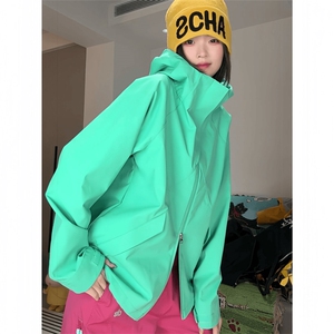 网图有货 户外都市轻量化软壳防水冲锋衣外套夹克男女 A818-P108图片