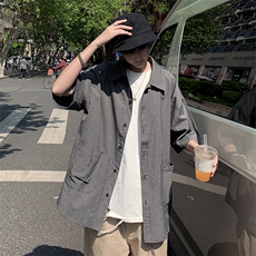 夏款男短袖衬衫休闲宽松衬衣C20P36，男装衬衫，星座1013-1