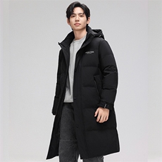标90%白鸭羽绒服男士2025年冬季新款长款过膝H819-P220328，男装羽绒服，星座1210A