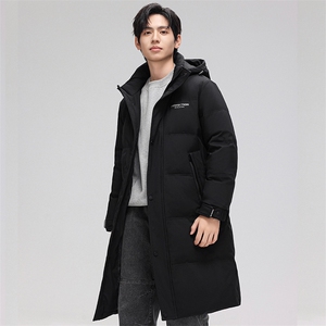 标90%白鸭羽绒服男士2025年冬季新款长款过膝H819-P220328图片