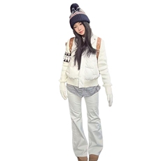 高街ins风复古立领棉衣外套女新款多巴胺百搭时尚保暖冬日面包服，男装棉衣，星座1210-1