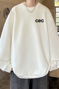 控38简约帅气百搭长袖t恤男大码卫衣 T4294-P25 加绒款-P35图片
